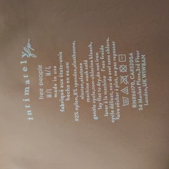 Free People NEW Seamless Mini Slip Iced Chai M/L - Picture 8 of 8